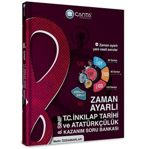 8. Sınıf T.C. İnkılap Tarihi ve Atatürkçülük Zaman Ayarlı Kazanım Soru Bankası Çanta Yayınları