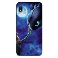 Samsung Galaxy A10 Kılıf Dragons (40) Fit Silikon Kılıf Ejderha Takım Yıldızı