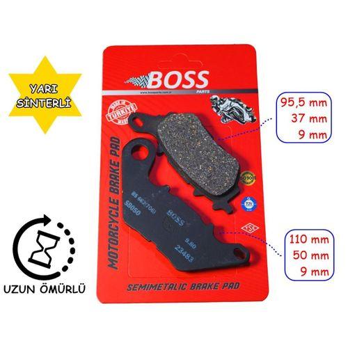 YAMAHA Yamaha Arka Fren Disk Balatası Boss Fa662 Yzf R25 - Mt-25