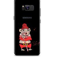 Zoologix (89) Samsung Galaxy S7 Edge Şeffaf Kılıf Silikon Desenli