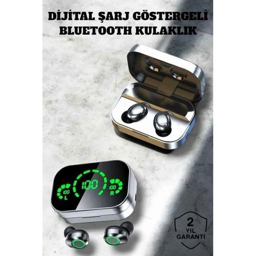 Bluetooth Kulaklık Çift Telefon Desteği Ve Suya Dayanıklı Powerbankli