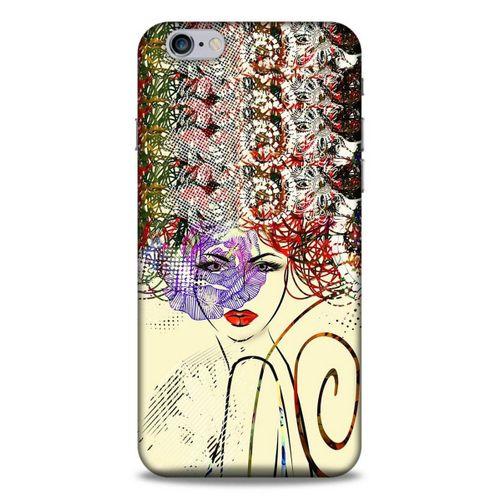 Lopard Apple Iphone 6 Plus Uyumlu Kılıf Sürreal Yüzler ♀ (19) Kılıfları Baskılı