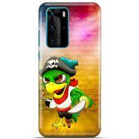Lopard Huawei P40 Pro Uyumlu Kılıf GameX (28) Arka Kapak Korsan Papağan