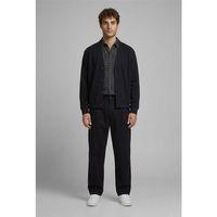 Potter Selanik Kumaş Basic Düğmeli Hırka Füme - Alfonso Büyük Kareli Flanel Gömlek Haki - Wilder Modal Kumaş Pantolon Siyah