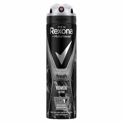 Rexona Natural Fresh Kömür Detox Erkek Sprey Deodorant 150 ML