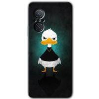 Potkal Hediye Fabrikası Huawei Nova 9 SE Kılıf HD Desen Baskılı Arka Kapak - Angry Duck