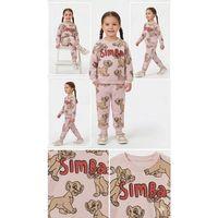 2-5 Yaş Aslan Baskılı Penye Çocuk Takımı