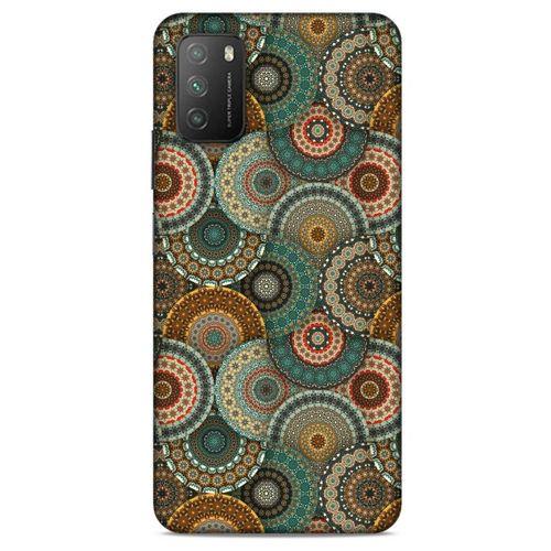 Lopard Xiaomi Poco M3 Uyumlu Kılıf Ethnic Culture (51) Kılıfı