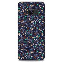 Samsung Galaxy S8 Kılıf Kelebek Etkisi (8) Baskılı Kılıf Turkuaz Beyaz