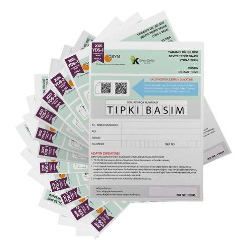 2026 YDS Rusça ÖSYM Tıpkı Basım Çıkmış Soru Deneme Paketi 12li Fasikül SETİ