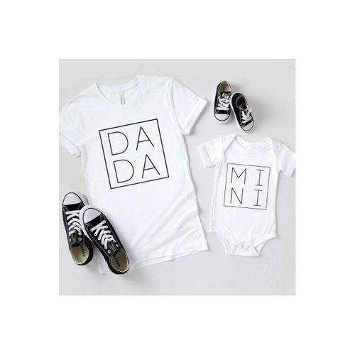 Baba Oğul Dada Mini Zıbın Tshirt (Tek Ürün Fiyatıdır Kombin Yapmak için 2 Adet Sepete Ekleyiniz)