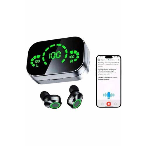 Kablosuz Bluetooth Kulaklık Çift Telefon Destekli Powerbankli Dijital Göstergeli