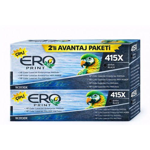 HP Color LaserJet Pro MFP M479dw Muadil Toner - 7500 Sayfalık Çipli Siyah Toner - 2'li Avantaj Paket