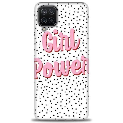 Samsung Galaxy M12 Kılıf HD Baskılı Kılıf - Girl Power + Tam Ekran Koruyucu