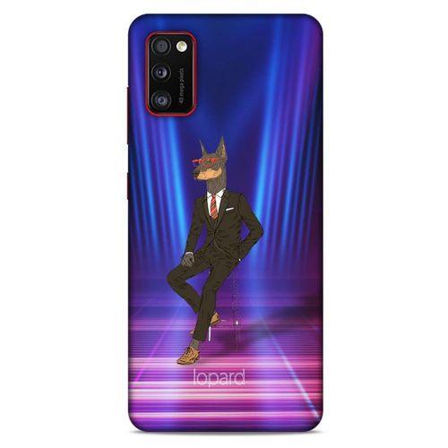 Samsung Galaxy A41 Kılıf FunnyMaX (44) Tough Armor Kılıf Fuşya Doberman