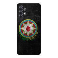 Samsung Galaxy A32 Uyumlu Kılıf Azarbaijan (39) Liquid Crystal Kılıf Amblem