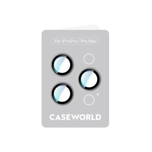 Apple iPhone 14 Pro Max CaseWorld Alloy Serisi Oleofobik Anti Reflective Kamera Lens Koruyucu