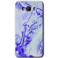 Samsung Galaxy J7 2016 HD Baskılı Kılıf + 9D Tam Ekran Koruyucu - Cranny Liquid Wall