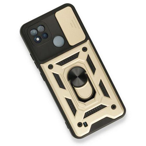 Realme C11 2021 Kılıf Pars Lens Yüzüklü Silikon - Gold