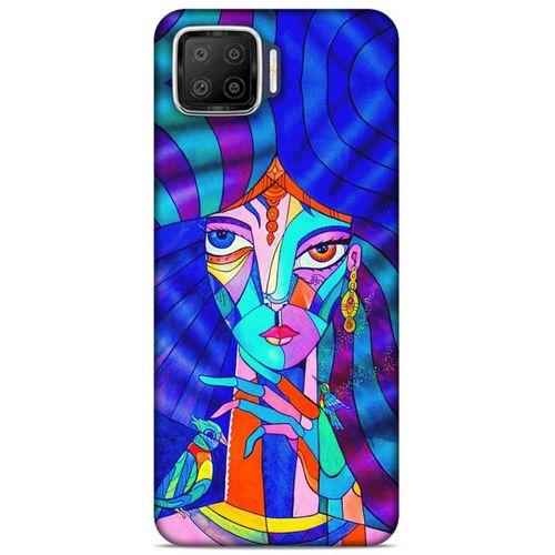 Lopard Oppo A73 Uyumlu Kılıf Sürreal Yüzler ♀ (45) Liquid Air Kılıf Baskılı