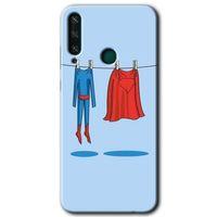 Huawei Y6P Kılıf HD Desen Baskılı Arka Kapak + Temperli Cam - İzin Günü