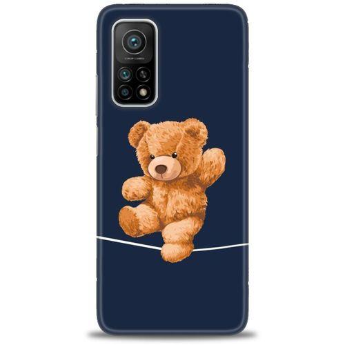Xiaomi Mi 10T Pro Kılıf HD Baskılı Kılıf - İpteki Teddy + Tam Ekran Koruyucu