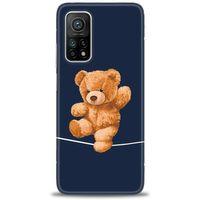Xiaomi Mi 10T Pro Kılıf HD Baskılı Kılıf - İpteki Teddy + Tam Ekran Koruyucu