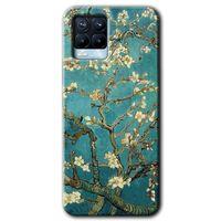 Realme 8 Pro Kılıf Baskılı Arka Kapak - Almond Blossom +Tam Ekran Koruyucu