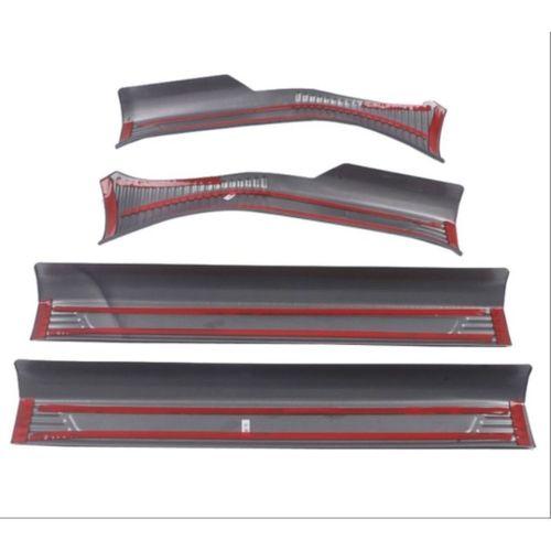 Volkswagen Golf Uyumlu 8 Kapı Eşik Koruma - Titanyum Siyah