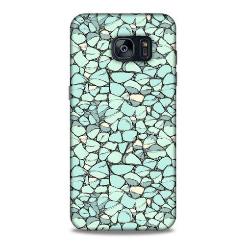 Samsung Galaxy S7 Edge Kılıf Baskılı Özel Seri Taşlı (21) Koruyucu Kapak