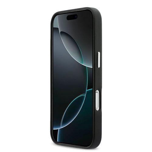 Apple iPhone 17 Kılıf DKNY Orjinal Lisanslı M-safe Şarj Özellikli PU Büyük Dikey Logolu Kapak