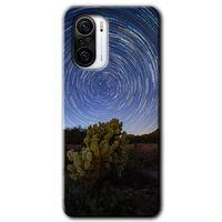 Poco F3 Kılıf HD Desen Baskılı Arka Kapak + Temperli Cam - Eclipse Sky