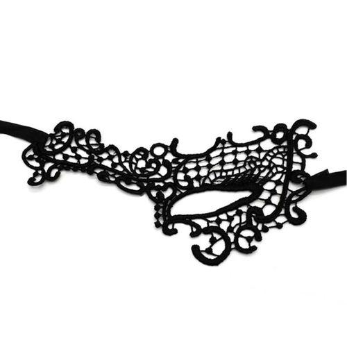 Dantel Tül Malzemeden İmal Sarı Renk Balo Parti Maskesi Venedik