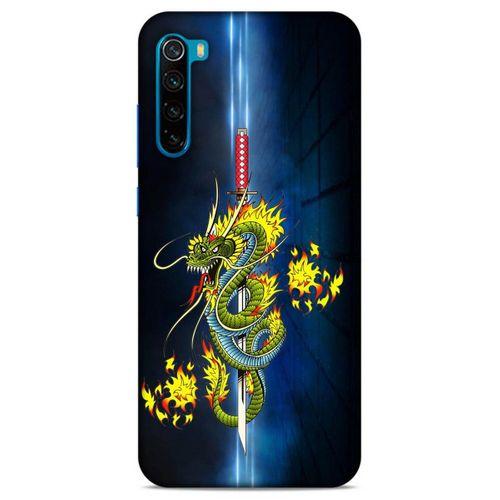Lopard Xiaomi Redmi Note 8T Uyumlu Kılıf Tattoo's (2) Kabı Ejderha Dövmesi