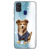 Samsung Galaxy M21 Kılıf Köpek Kıyafetleri (27) Tasarımlı Kılıf Fino Hoodie