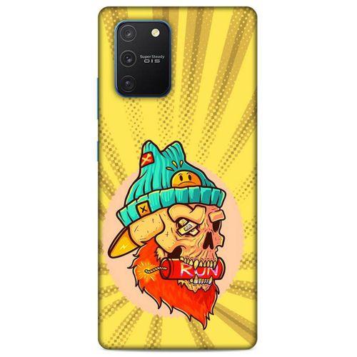 Lopard Samsung Galaxy S10 Lite Uyumlu Kılıf Tattoo's (32) Soft Silikon Kılıf Run