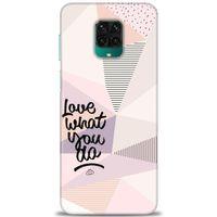 Xiaomi Redmi Note 9S Kılıf HD Baskılı Kılıf - What You Do + Tam Ekran Koruyucu