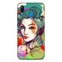 Lopard Huawei P20 Lite Uyumlu Kılıf Sürreal Yüzler ♀ (26) Tpu Silikon Kılıf Desenli