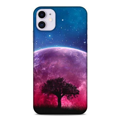 Lopard Apple Iphone 11 Uyumlu Kılıf Gece'S (39) Liquid Crystal Kılıf Pembe Ay
