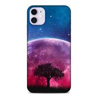 Lopard Apple Iphone 11 Uyumlu Kılıf Gece'S (39) Liquid Crystal Kılıf Pembe Ay