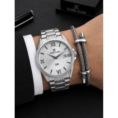 Daniel Klein Premium Çelik Kordon 2 Yıl Garantili 3 Atm Suya Dayanıklı Erkek Kol Saati DKK.-F11098-1