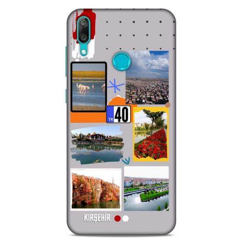Lopard Huawei Y7 2019 Uyumlu Kılıf Şehirli ※ (40) Kırşehir Fit Silikon Kılıf