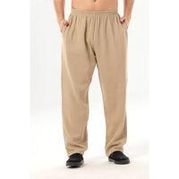 Beli Lastikli Yandan Çift Cepli Müslin Şalvar Pantolon Vizon Vzn