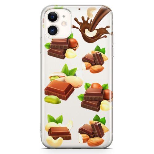 Apple iPhone 11 Kılıf Çikolata Çeşitleri Arka Kapak Koruma Desenli Full Koruyucu