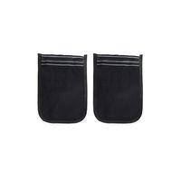 2 Adet Osmanlı Kalın Siyah Banyo Hamam Kesesi 25x17 Cm