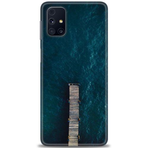 Samsung Galaxy M51 Kılıf HD Baskılı Kılıf - İskele + Tam Ekran Koruyucu