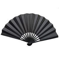 Plastik Kumaş Yelpaze 12'li Siyah