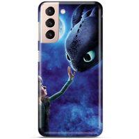 Samsung Galaxy S21 Kılıf Dragons (40) Fit Silikon Kılıf Ejderha Takım Yıldızı