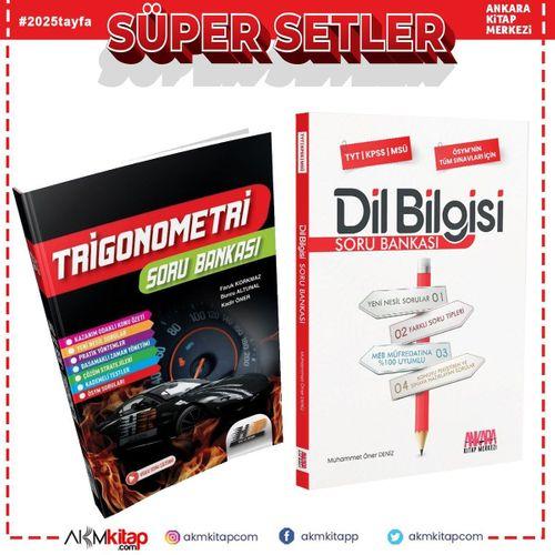Hız ve Renk Trigonometri ile AKM Dil Bilgisi Soru Bankası Seti 2 Kitap