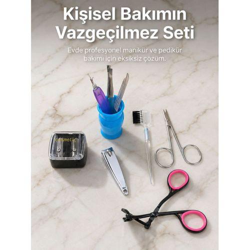 Taşınabilir Manikür Bakım Seti Günlük El Ayak Ve Kaş Bakım Kiti